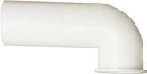 Plumb Pak PP855-78 Disposal Drain Elbow, Plastic, White, For: InSinkErator Disposals